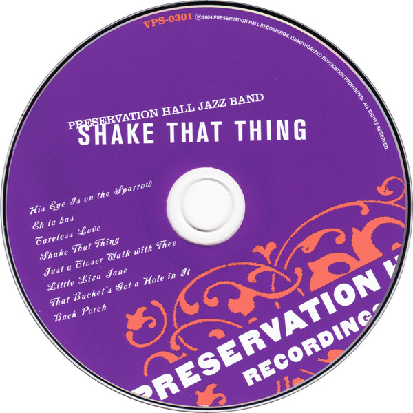 Preservation Hall Jazz Band - Shake That Thing | Preservation Hall Recordings (VPS 0301) - 4