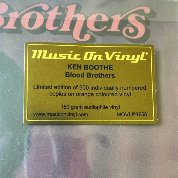 Ken Boothe - Blood Brothers | Music On Vinyl (MOVLP3756) - 3