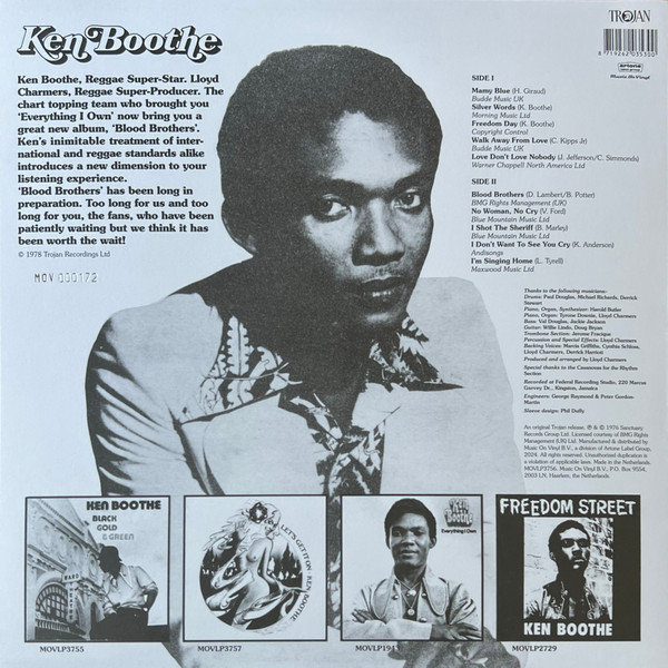 Ken Boothe - Blood Brothers | Music On Vinyl (MOVLP3756) - 2