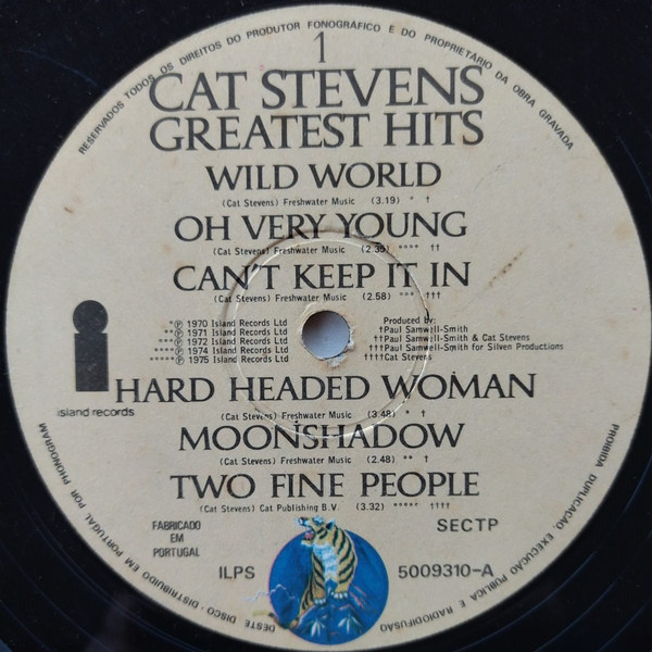 Cat Stevens - Greatest Hits | Island Records (5009 310) - 4