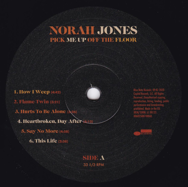 Norah Jones - Pick Me Up Off The Floor | Blue Note (00602508748868) - 3