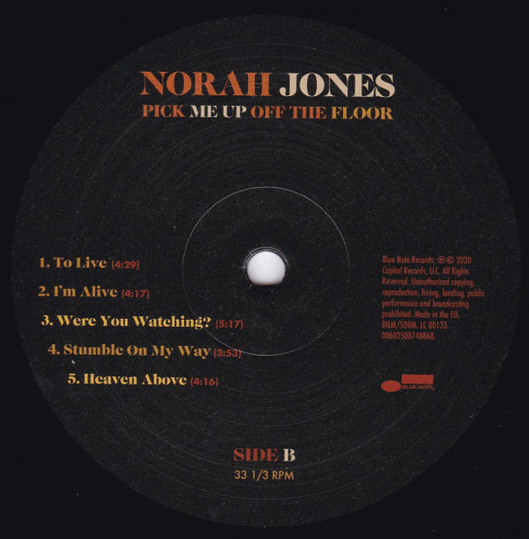 Norah Jones - Pick Me Up Off The Floor | Blue Note (00602508748868) - 4