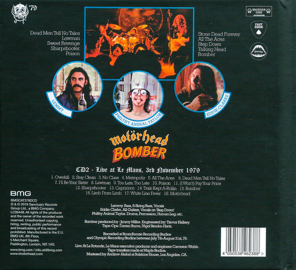 Motörhead - Bomber | Murder One (BMGCAT378DCD) - 4