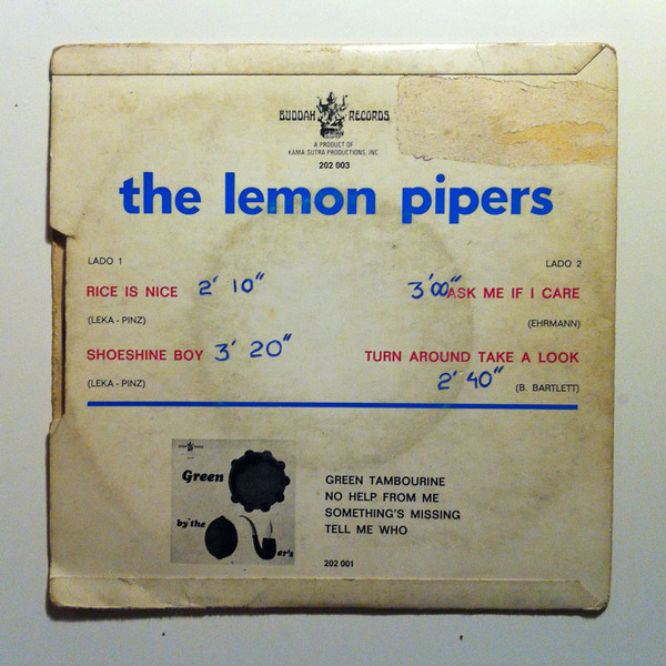 The Lemon Pipers - Rice Is Nice | Buddah Records (202 003) - 2