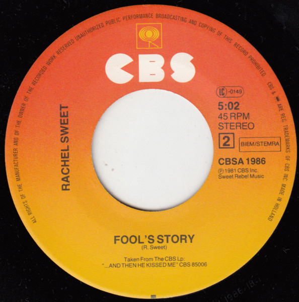 Rachel Sweet - Party Girl | CBS (CBSA 1986) - 4