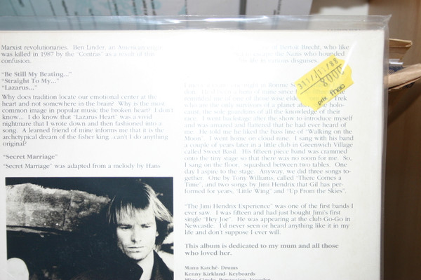 Sting - ...Nothing Like The Sun | A&M Records (393912-1) - 3 Sting - ...Nothing Like The Sun | A&M Records (393912-1) - 3