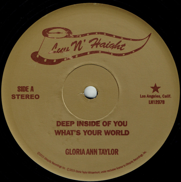 Gloria Taylor and Walter Whisenhunt Orchestra - Deep Inside You | Luv N' Haight (LH12078) - 3 Gloria Taylor and Walter Whisenhunt Orchestra - Deep Inside You | Luv N' Haight (LH12078) - 3