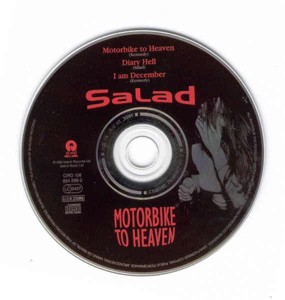 Salad - Motorbike To Heaven | Island Red Label (CIRD 106) - 3