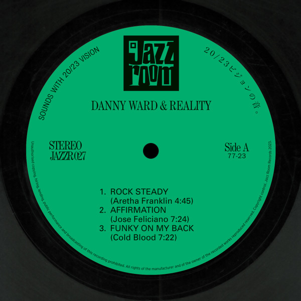 Danny Ward & Reality - Danny Ward & Reality | Jazz Room Records (JAZZR 027) - 2