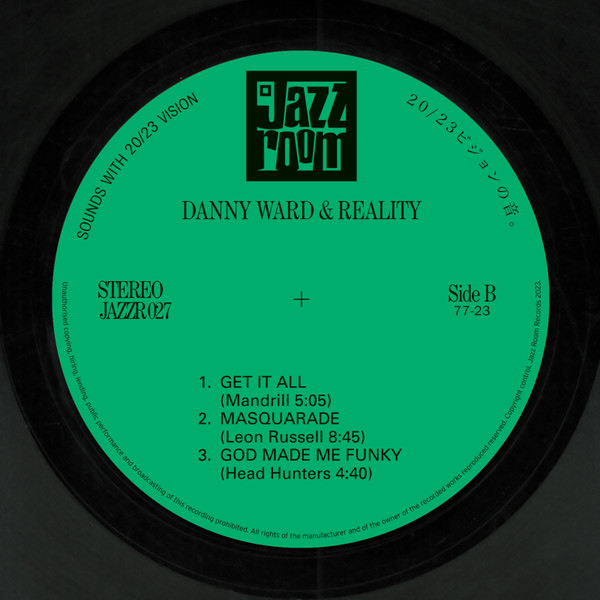 Danny Ward & Reality - Danny Ward & Reality | Jazz Room Records (JAZZR 027) - 3