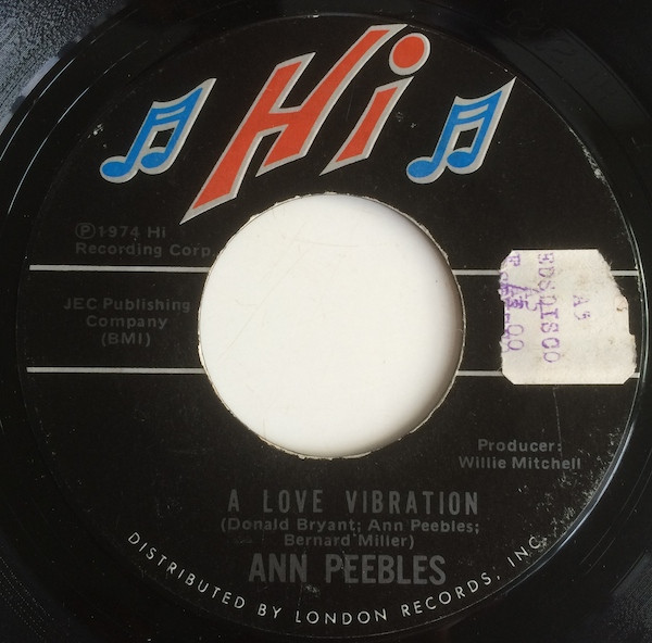 Ann Peebles - Do I Need You / A Love Vibration | Hi Records (5N 2271) - 2