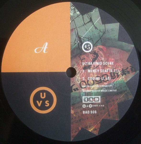 Ultra Vivid Scene - Mercy Seat | 4AD (BAD 906) - 3