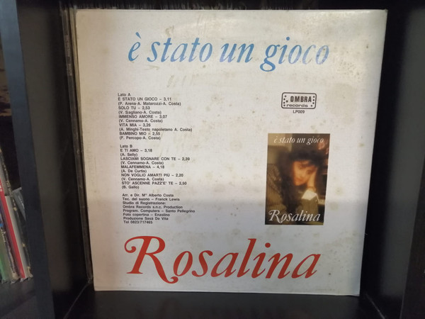Rosalina - E' Stato Un Gioco | Ombra Records (LP009) - 2 Rosalina - E' Stato Un Gioco | Ombra Records (LP009) - 2