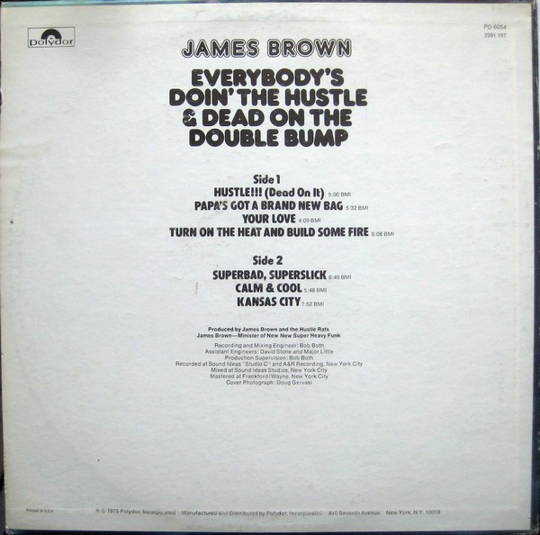 James Brown - Everybody's Doin' The Hustle & Dead On The Double Bump | Polydor (PD 6054) - 2
