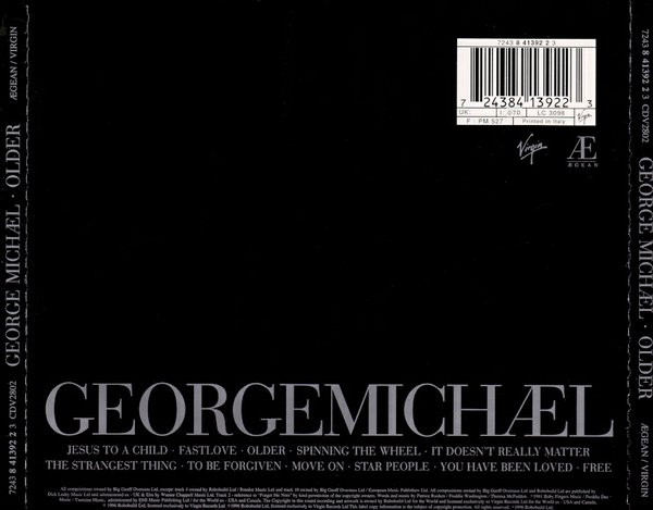 George Michael - Older | Aegean (7243 8 41392 2 3) - 2