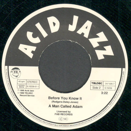 A Man Called Adam - A.P.B. | Acid Jazz (247 026-7) - 4