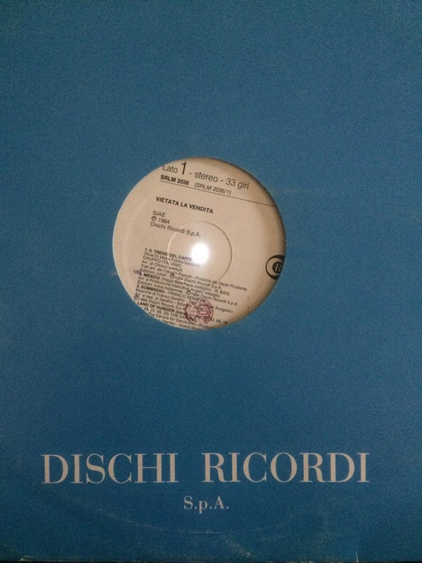 Various - EP Ricordi | Ricordi (SRLM 2035/2) - main