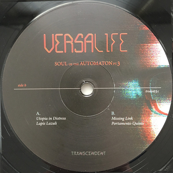 Versalife - Soul Of The Automaton Pt.3 | Transcendent (TRSD005C)