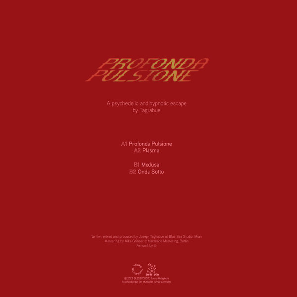 Joseph Tagliabue - Profonda Pulsione | Bless You (BLESSYOU007) - 2