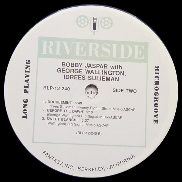Bobby Jaspar - Tenor And Flute | Riverside Records (RLP 12-240) - 4 Bobby Jaspar - Tenor And Flute | Riverside Records (RLP 12-240) - 4