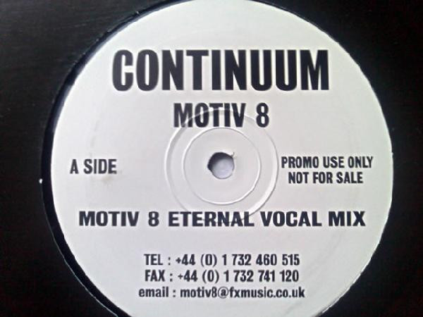 Motiv 8 - Continuum | Not On Label (J 1)