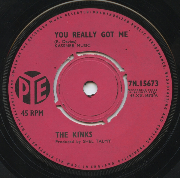 The Kinks - You Really Got Me | Pye Records (7N.15673)