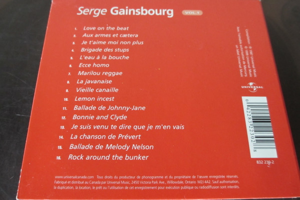 Serge Gainsbourg - Serge Gainsbourg Vol.1 | Universal (832 230-2) - 3