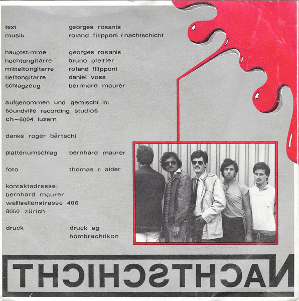 Nachtschicht - Egoischte / Stressen | Not On Label (Nachtschicht  Self-released) (NS 236-83) - 2