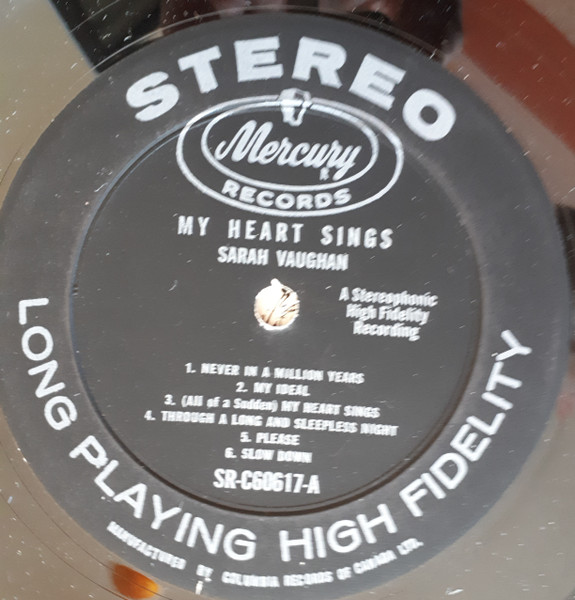 Sarah Vaughan - My Heart Sings | Mercury (SR 60617) - 4 Sarah Vaughan - My Heart Sings | Mercury (SR 60617) - 4