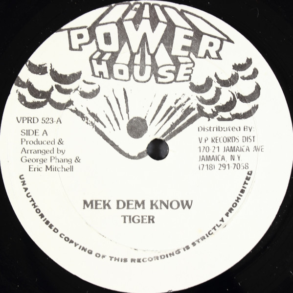 Tiger / Al Campbell - Mek Dem Know / Go Before Us | Power House (VPRD 523)