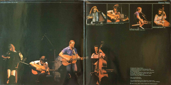 Hannes Wader Mit Lydie Auvray , Reinhard Bärenz , Hans Hartmann - Daß Nichts Bleibt Wie Es War - Live | pläne (88291) - 3