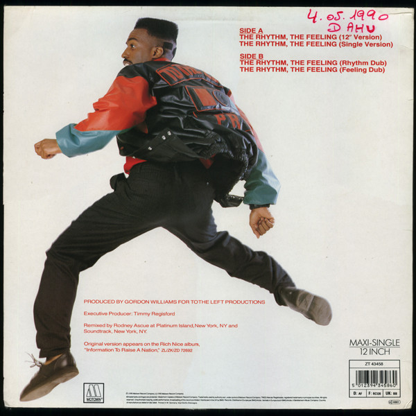 Rich Nice - The Rhythm, The Feeling | Motown (ZT 43458) - 2