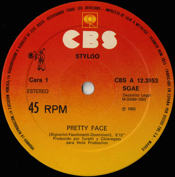 Stylóo - Pretty Face | CBS (12.3953) - 3