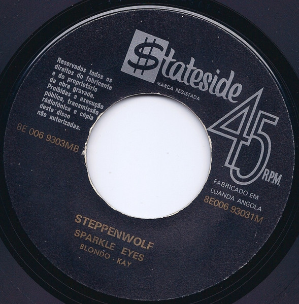 Steppenwolf - For Ladies Only | Stateside (8E 006-93 31 M) - 4