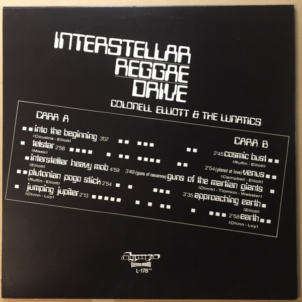 Colonel Elliott & The Lunatics - Interstellar Reggae Drive | Olympo (L-178) - 2