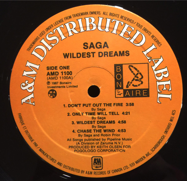 Saga - Wildest Dreams | Bonaire (AMD 1100)