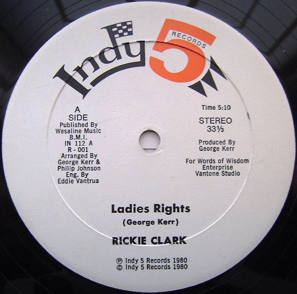 Rickie Clark - Ladies Rights | Indy 5 Records (IN 112) - main