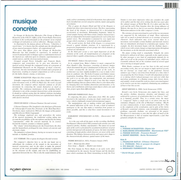 Various - Musique Concrète | modern silence (OI019) - 2