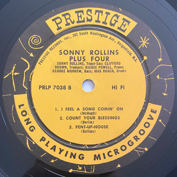 Sonny Rollins - Plus 4 | Prestige (PRLP 7038) - 4 Sonny Rollins - Plus 4 | Prestige (PRLP 7038) - 4