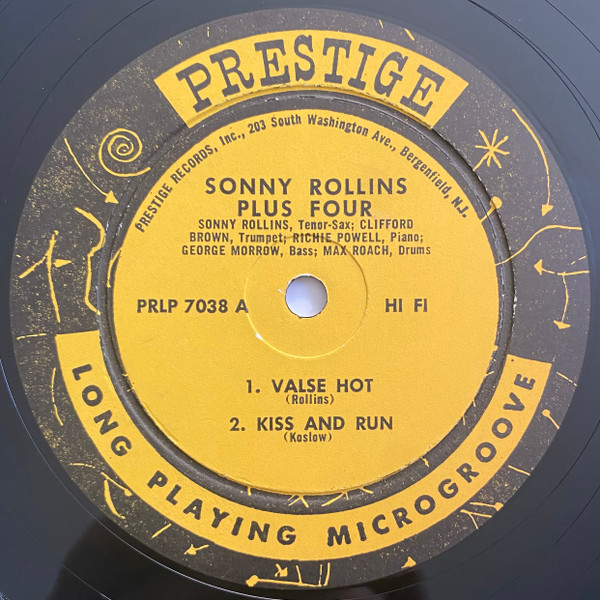 Sonny Rollins - Plus 4 | Prestige (PRLP 7038) - 3 Sonny Rollins - Plus 4 | Prestige (PRLP 7038) - 3