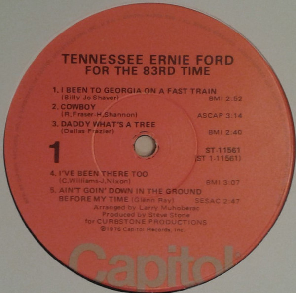 Tennessee Ernie Ford - For The 83rd Time | Capitol Records (ST-11561) - 3