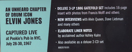 Elvin Jones - Revival (Live At Pookie's Pub) | Blue Note (B003576101) - 2