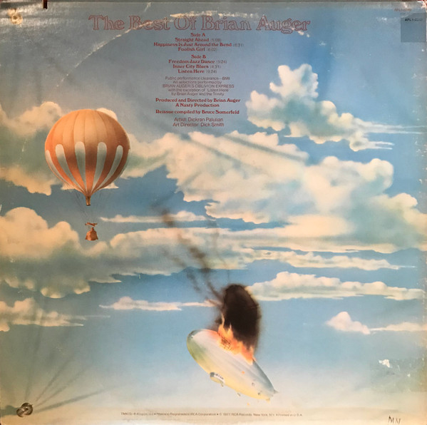 Brian Auger - The Best Of Brian Auger | RCA Victor (APL1-2249) - 2