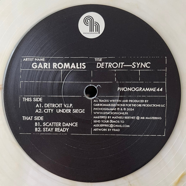 Gari Romalis - Detroit - Sync | Phonogramme (PHONOGRAMME44)