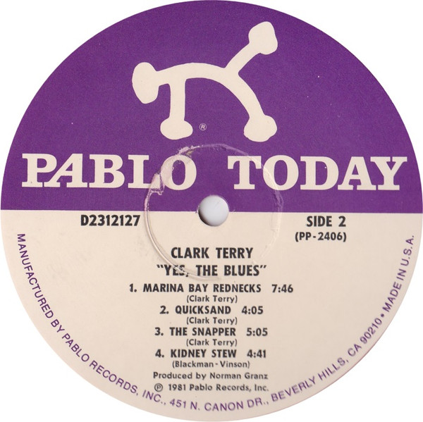 Clark Terry - Yes, The Blues | Pablo Today (D2312127) - 4
