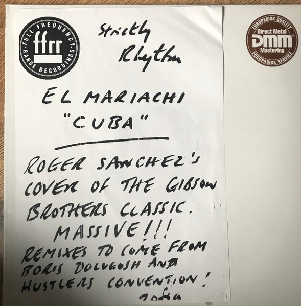El Mariachi - Cuba | Strictly Rhythm (SR 12472) - main El Mariachi - Cuba | Strictly Rhythm (SR 12472) - main