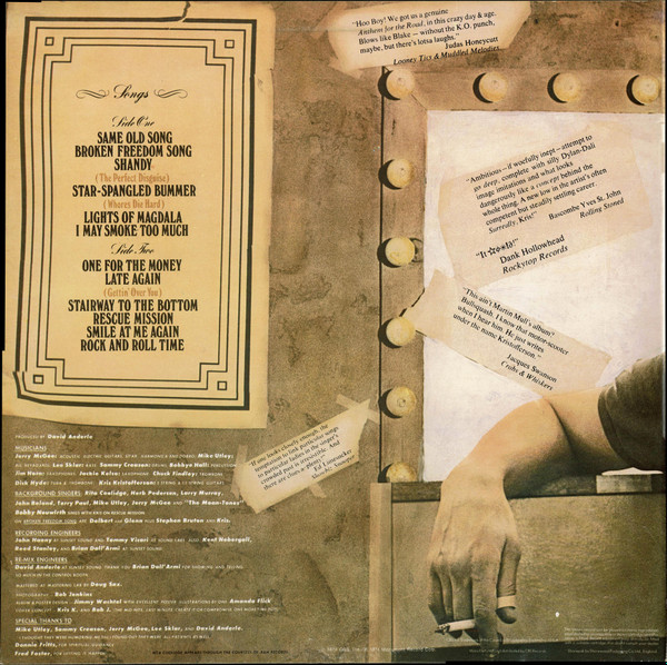Kris Kristofferson - Spooky Lady's Sideshow | Monument (MNT 69074) - 2
