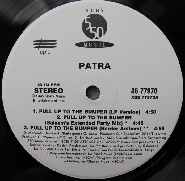 Patra - Pull Up To The Bumper | 550 Music (46 77970) - 2 Patra - Pull Up To The Bumper | 550 Music (46 77970) - 2