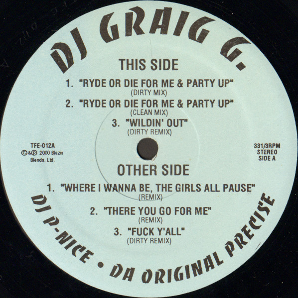 DJ Craig G / DJ P-Nice - Volume Two | Top Floor Entertainment (TFE-012) - main DJ Craig G / DJ P-Nice - Volume Two | Top Floor Entertainment (TFE-012) - main