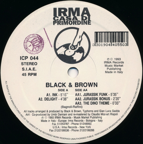 Typhorns Presents Black & Brown - EP | Irma CasaDiPrimordine (ICP 044) - 3 Typhorns Presents Black & Brown - EP | Irma CasaDiPrimordine (ICP 044) - 3